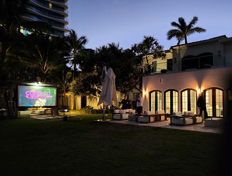 DVD Projection System in Miami